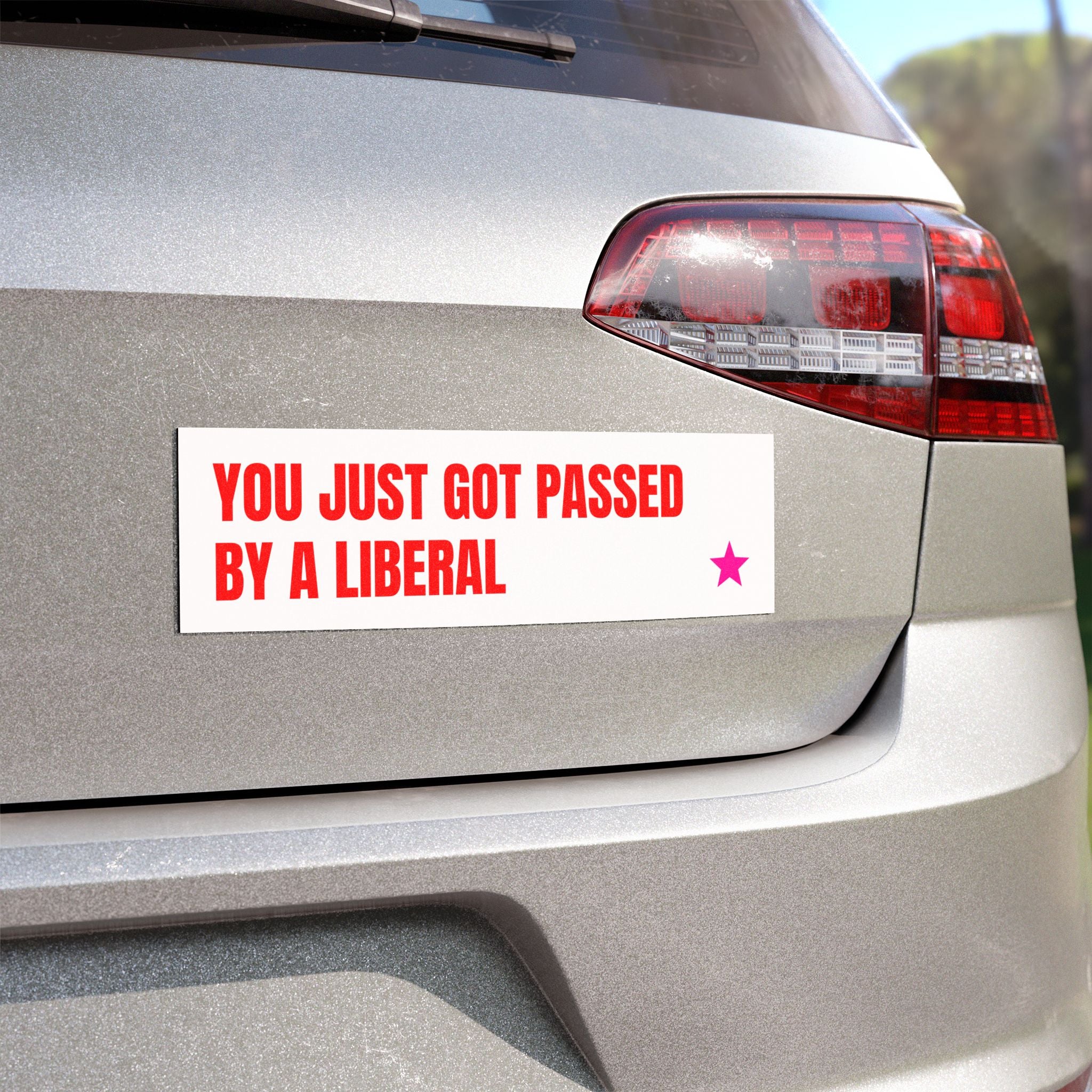 YOU JUST GOT PASSED BY A LIBERAL